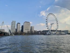 London Eye from Thames Clipper