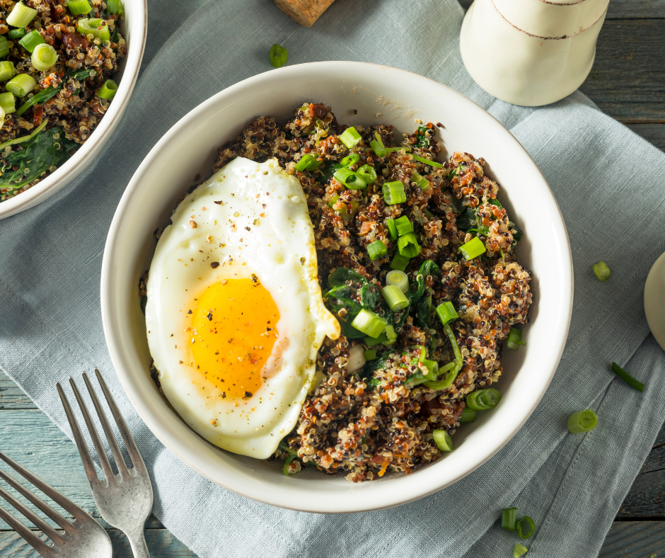 Quinoa and Black Bean Breakfast Bowl