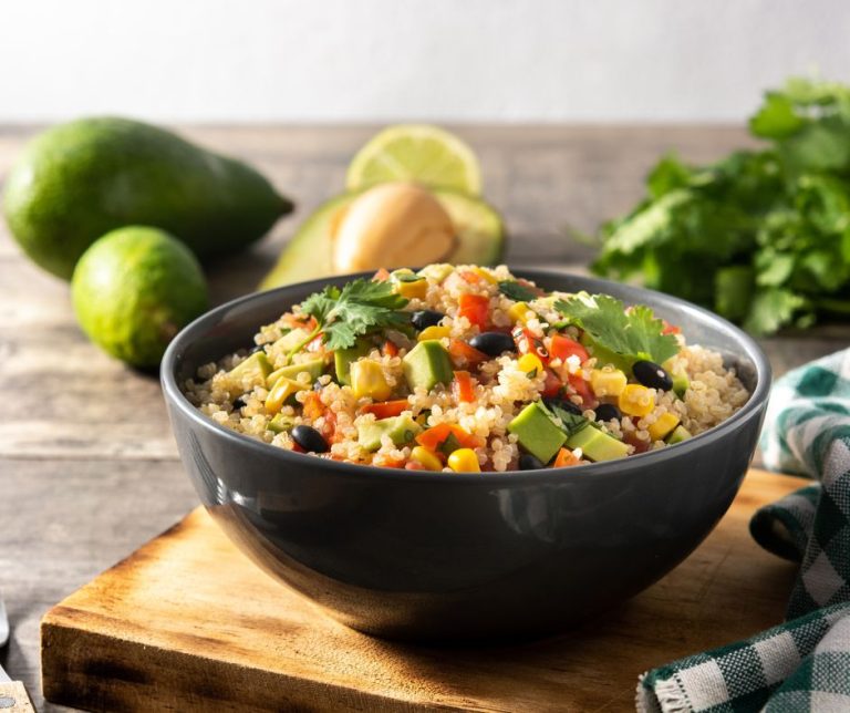 Quinoa and Black Bean Breakfast Bowl
