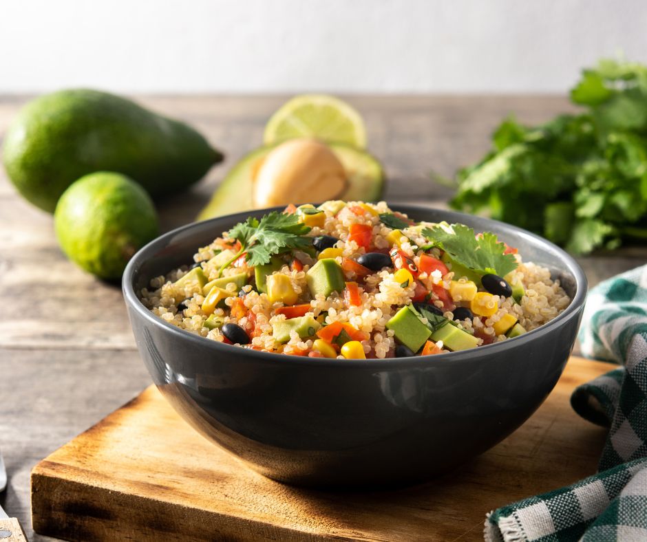 Quinoa and Black Bean Breakfast Bowl