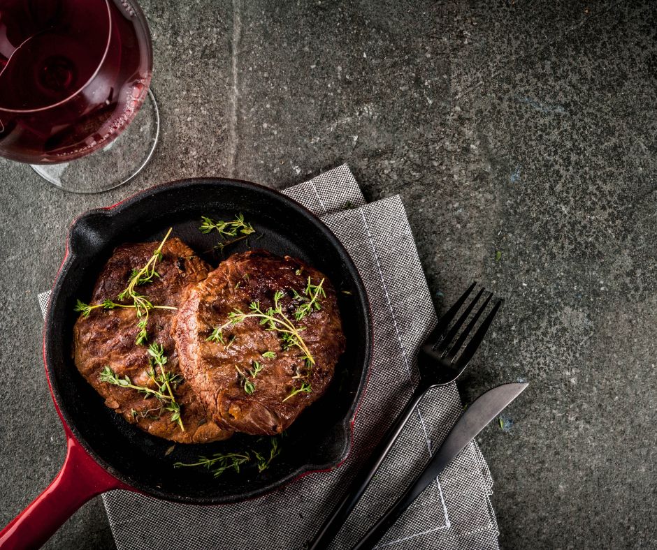 Beef Tenderloin with Red Wine Reduction